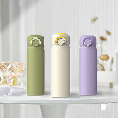 Vakuumflaschen Thermosen 450 ml Kapazität Edelstahl Wasserflasche für Männer und Frauen
