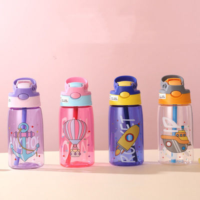 Zurück in die Schule Kinder Wasser Sippy Cup Portable Kinderbecher mit Stroh und Griff