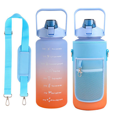 2000 ml Plastik-Wasserflasche Neopren-Wein-Weitmunde Getränkeflaschendeckel Hülle Unisex