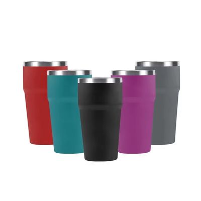 Ein individuelles Logo akzeptabel attraktives Design Kaffeetasse Edelstahl-Tumbler-Tasse 16oz