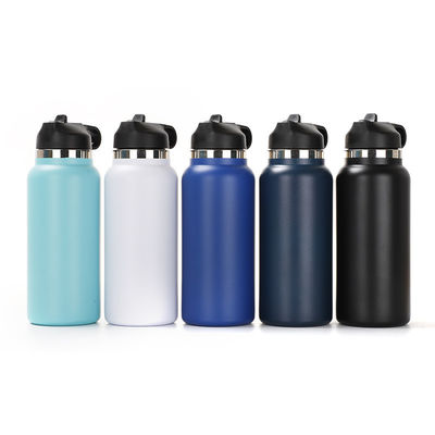 Vakuumisolierte 32oz breite Mund Edelstahl Wasserflasche für Sportleistung