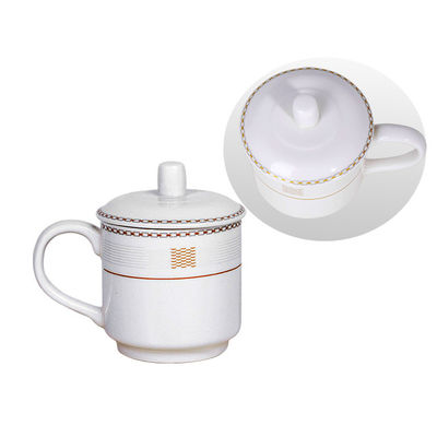 Großhandel Neuheit Keramik Handgefertigte leichte Farben Großvater Tasse mit Deckel Handgriff Kaffeetasse