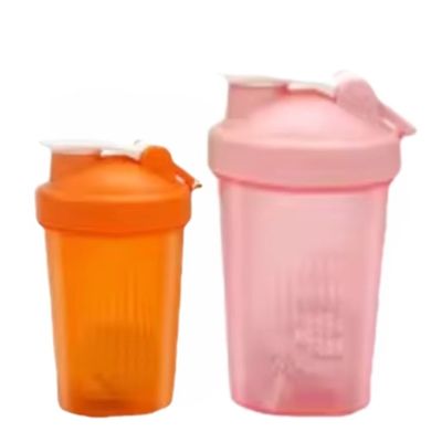 Unisex 400ml Breitmunde Protein Shake Flasche mit Deckel und Stahlkugel aus PP PE Material
