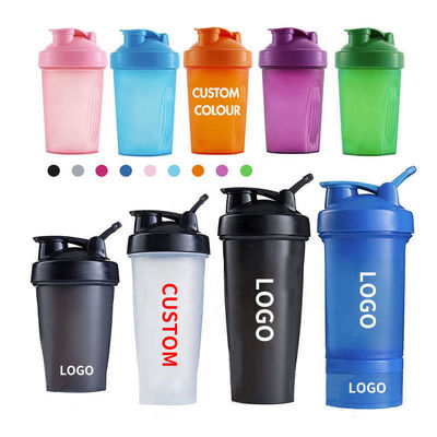 700 ml Tritan Plastic Shaker Cup mit Edelstahl Kugel und Griff Custom Logo Druck