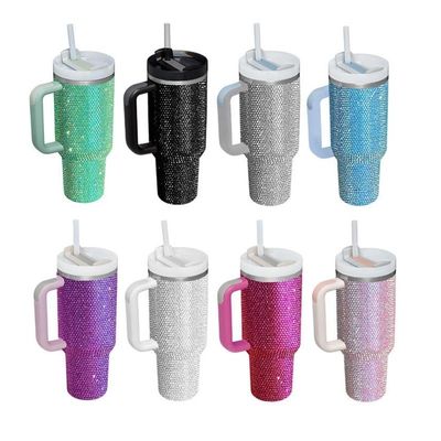 Anpassungsfähige Wiederverwendbare Kaltfarbe 300 ml/400 ml Doppelwand-Tasse mit Diamantverschluss
