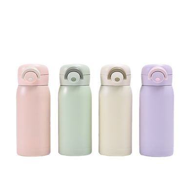 304 Edelstahl Thermos Wasserflasche Vier Farben Bounce Kids Flaschen 200ML/350ML