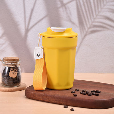 Nachhaltige Edelstahl-Tumbler 420ml Reisekuppen mit Deckel