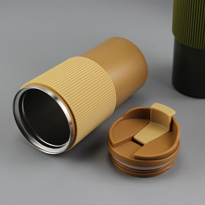 Logo Individuelles Logo Akzeptabel 450 ml Thermosflasche Reisekoffeebecher für Unternehmen