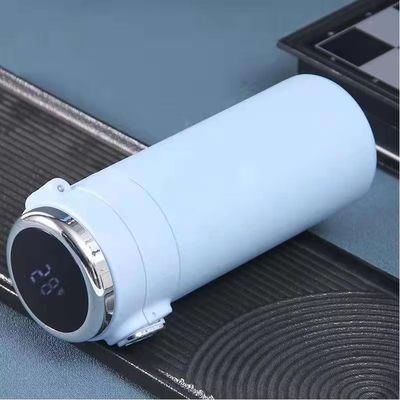 Intelligente Temperaturanzeige Farbenfrohe 304 Edelstahl Thermosbecherdeckung für den Außenbereich