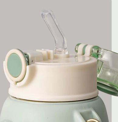 Outdoor-Aktivität Cartoon Design 500ml Edelstahl Kinder Thermosbecher mit Strohdeckel