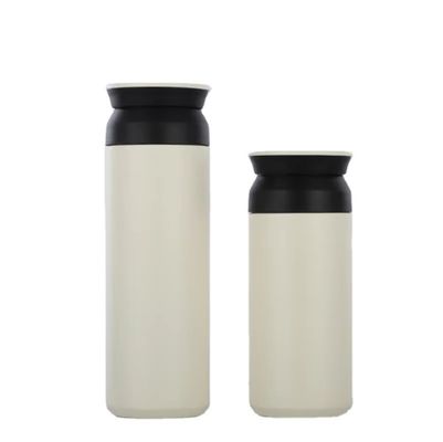 Doppelwandige Edelstahl-Tumbler-Tupfen mit Deckel und Griff 350 ml/500 ml Kapazität