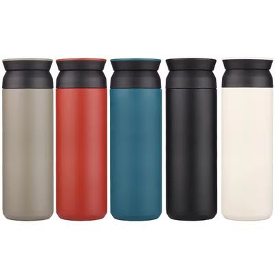 Doppelwandige Edelstahl-Tumbler-Tupfen mit Deckel und Griff 350 ml/500 ml Kapazität