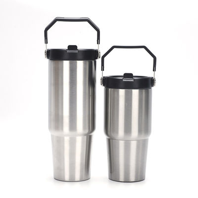 20oz 30oz Edelstahl Custom Logo Thermosflasche mit Deckel und Griff OEM / ODM akzeptabel