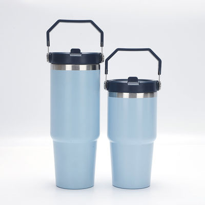 20oz 30oz Edelstahl Custom Logo Thermosflasche mit Deckel und Griff OEM / ODM akzeptabel