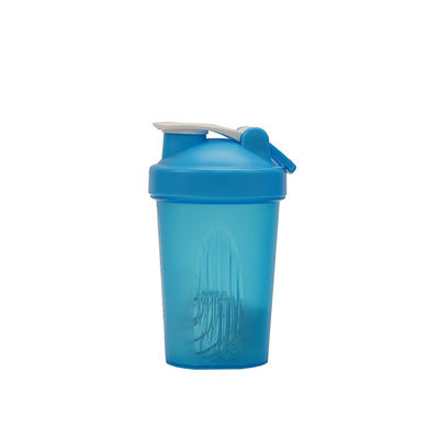400 ml BPA-freie Kunststoff-Sport-Protein-Pulvermisch-Schütteln-Wasserbecher mit Skala und Deckel