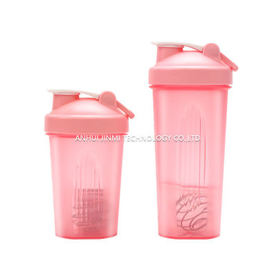 400 ml BPA-freie Kunststoff-Sport-Protein-Pulvermisch-Schütteln-Wasserbecher mit Skala und Deckel
