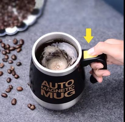 Bequeme tragbare elektrische Mischung Kaffee Milchflasche 450ml Edelstahl Tumbler