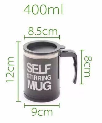 Bequeme tragbare elektrische Mischung Kaffee Milchflasche 450ml Edelstahl Tumbler