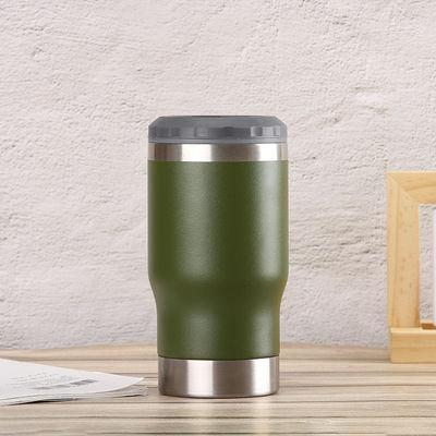 14oz mehrfarbige Kühldose Vakuum Isolier Bierkühler mit amerikanischem Design