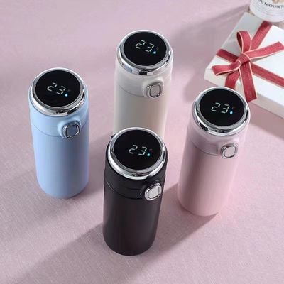 Isolierte wiederverwendbare Sport-Vakuumflasche Kugel mit Temperaturanzeige 320ML 420ML