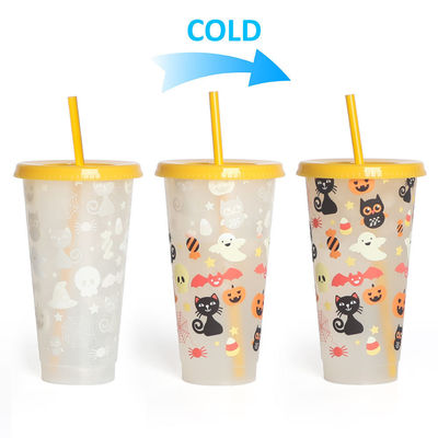 Anpassbares Geschenkguss 24oz kalter Plastikbecher mit modernem Design und individuellem Logo