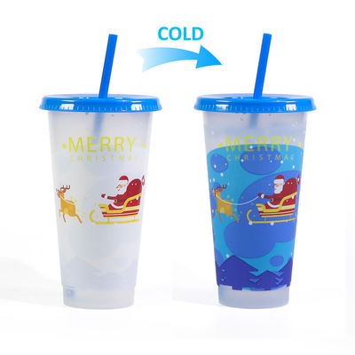 Anpassbares Geschenkguss 24oz kalter Plastikbecher mit modernem Design und individuellem Logo