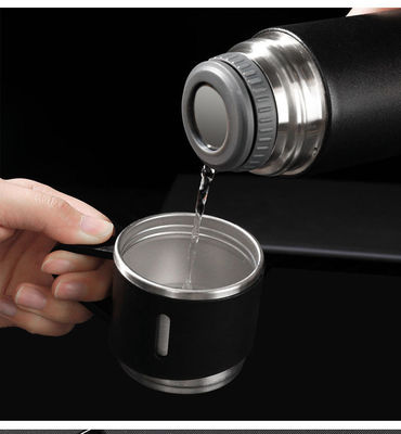 500 ml Geschäftsgeschenk Edelstahl Vakuumflasche Kaffeeflasche Wasserflasche Tasse Set