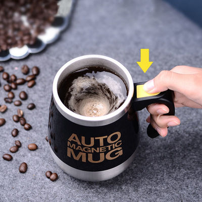 1 Stück doppelt isolierte Selbstmischbecher Elektrische Faule Automatische Mischung Edelstahl Reise Kaffeebecher