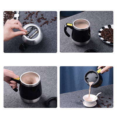 1 Stück doppelt isolierte Selbstmischbecher Elektrische Faule Automatische Mischung Edelstahl Reise Kaffeebecher