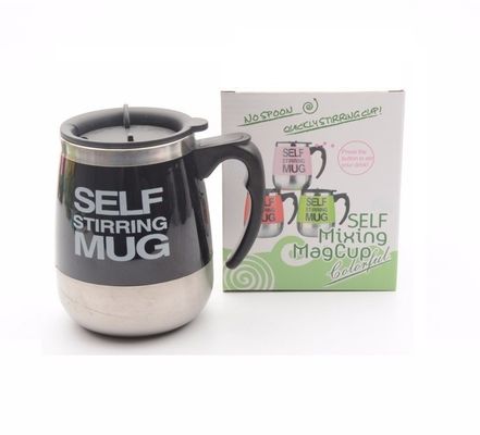 1 Stück doppelt isolierte Selbstmischbecher Elektrische Faule Automatische Mischung Edelstahl Reise Kaffeebecher