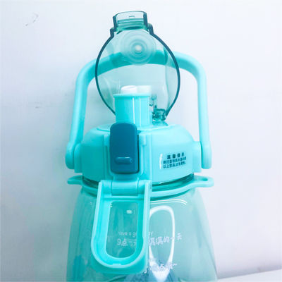 Hohe Aussehensstufe Große Kapazität Plastik Rot Sippy Cup Wasserflasche für Studenten