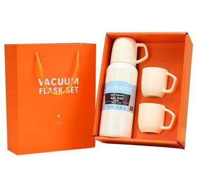 Edelstahl Vakuum Isolierung Wasserbecher Geschenk Set mit gerade Becher in vielen Farben