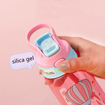 Zurück in die Schule Kinder Wasser Sippy Cup Portable Kinderbecher mit Stroh und Griff