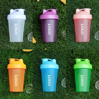 400 ml Fitness Kunststoff Schwarz Gym Blender Shaker Cup Protein Shaker Flasche für Vielseitig