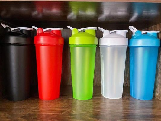 400 ml Fitness Kunststoff Schwarz Gym Blender Shaker Cup Protein Shaker Flasche für Vielseitig