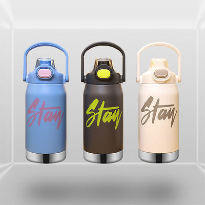 Super neueste Art Kinder süße Cartoon Vakuum Flaschen Kinder Isolierte Flasche Thermalwasserflasche mit Stroh