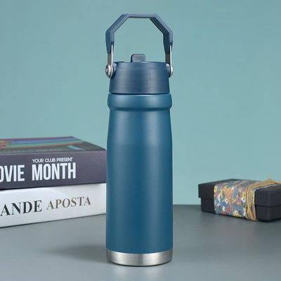 304 Edelstahl Doppelwand Sublimation Logo Flasche Getränke mit Griff für Wasserreisen Geschäft