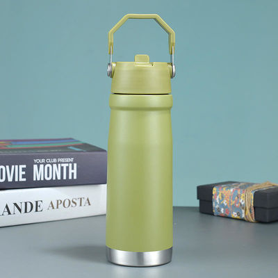 304 Edelstahl Doppelwand Sublimation Logo Flasche Getränke mit Griff für Wasserreisen Geschäft
