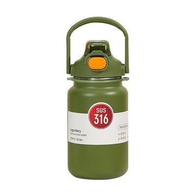 angepasste Farben akzeptabel Kinderbecher mit Stroh Vakuumflasche Geschenk Set Thermalbecher