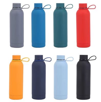 Modernes Design Farbenfrohe 304-Flasche aus Edelstahl Isolierte Vorräte Schmaler Mund