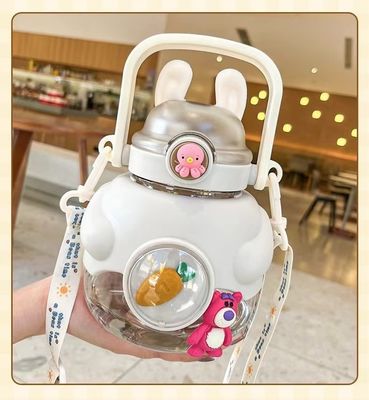 Farboptionen nach Maßnahme Tragbare Umarmung Kaninchen Wasserflasche Attraktive Stile Kinder