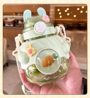 Farboptionen nach Maßnahme Tragbare Umarmung Kaninchen Wasserflasche Attraktive Stile Kinder