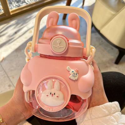 Farboptionen nach Maßnahme Tragbare Umarmung Kaninchen Wasserflasche Attraktive Stile Kinder