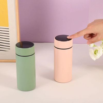 Bleiben Sie hydratisiert und stilvoll mit dieser Thermos 316 Edelstahl Smart Wasserflasche 350ml
