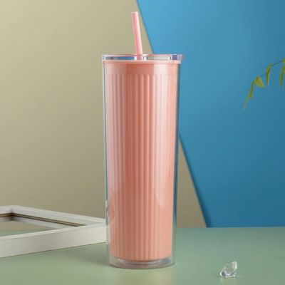 24 Unzen umweltfreundliche farbenfrohe Plastik-Acryl-Wasserflaschen