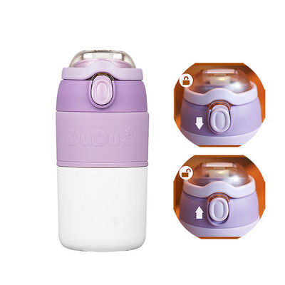 Geschäftsgeschenke Hochwertige Doppelwand Edelstahl Wasserflasche mit Strohbecher Set