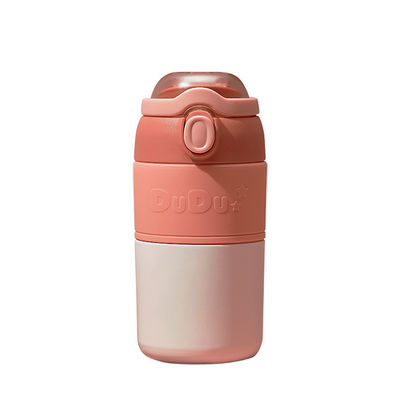Geschäftsgeschenke Hochwertige Doppelwand Edelstahl Wasserflasche mit Strohbecher Set
