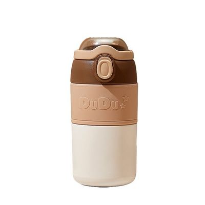 Geschäftsgeschenke Hochwertige Doppelwand Edelstahl Wasserflasche mit Strohbecher Set