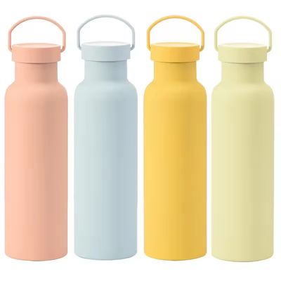 Doppelwandige Vakuumflasche aus Edelstahl, solide Farbe, isolierte Tasse für Geschäftsgeschenke