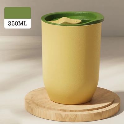 12oz umweltfreundliche AS-Kaffeebecher aus Kunststoff für moderne Designzubehör mit Stroh